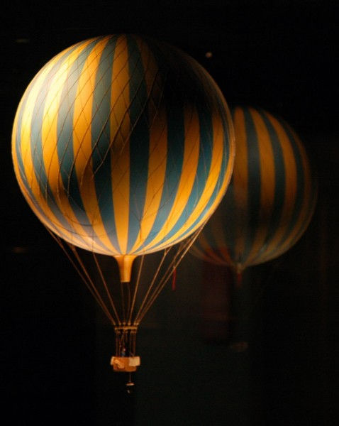 Reflets de maquette au musée de l'air et de l'espace