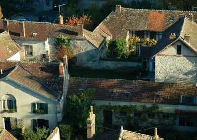 Vue des toits de Provins