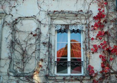 Reflet de fenêtre à Provins