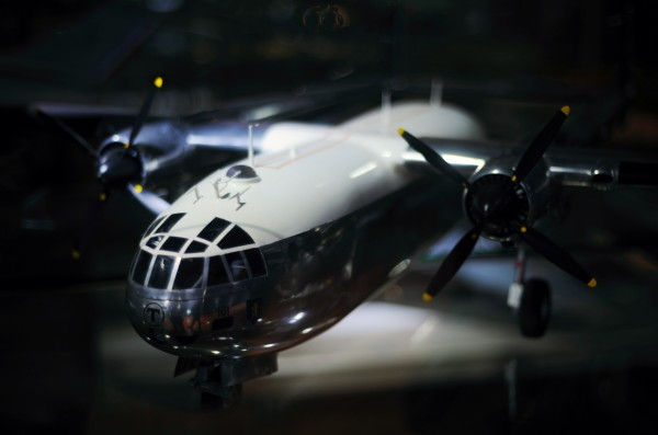 Maquette d'avion au musée de l'air et de l'espace