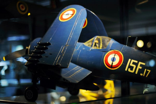 Maquette d'avion de guerre au musée de l'air et de l'espace