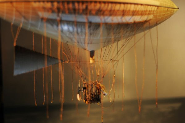 Maquette de ballon gonflable au musée de l'air et de l'espace