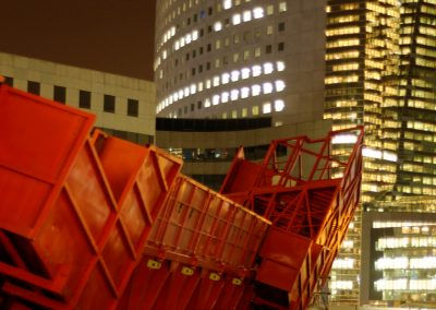 Photo à la Défense de nuit